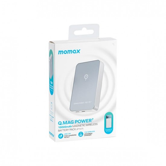 Momax Q.Mag Power 7 Magnetic Wireless Battery Pack (10000mAh)