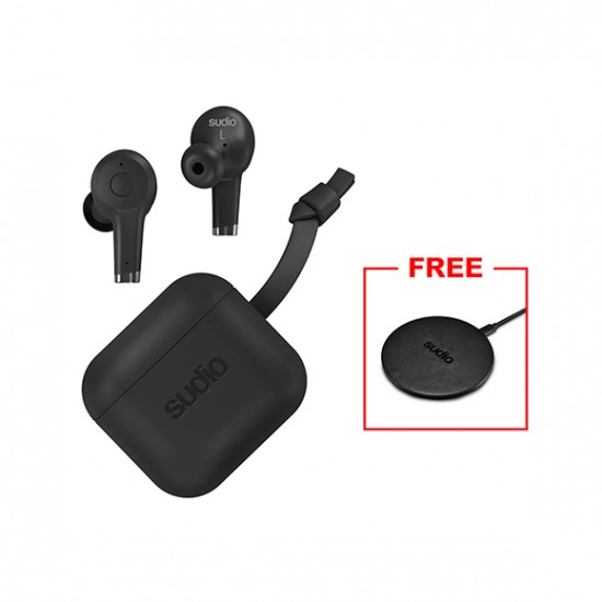 Sudio ETT True Wireless Earphones (Free Wireless Charging Pad)