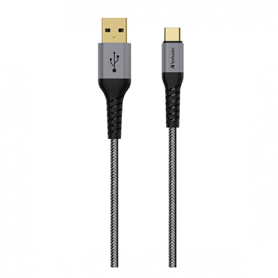 Verbatim 120cm TOUGH MAX Sync & Charge Type C to USB-A Cable