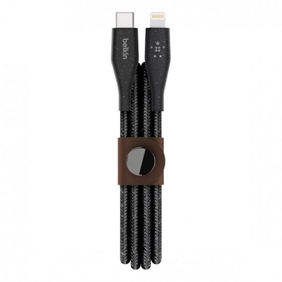 Belkin BOOST↑CHARGE™ USB-C™ Cable with Lightning Connector + Strap (made with DuraTek™)