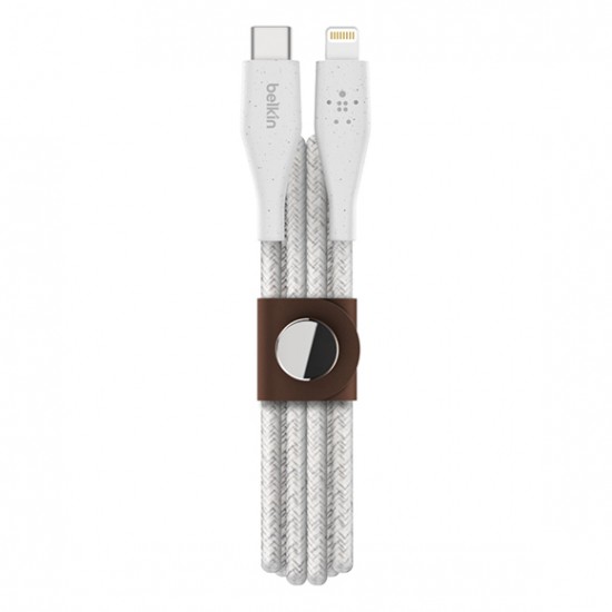 Belkin BOOST↑CHARGE™ USB-C™ Cable with Lightning Connector + Strap (made with DuraTek™)