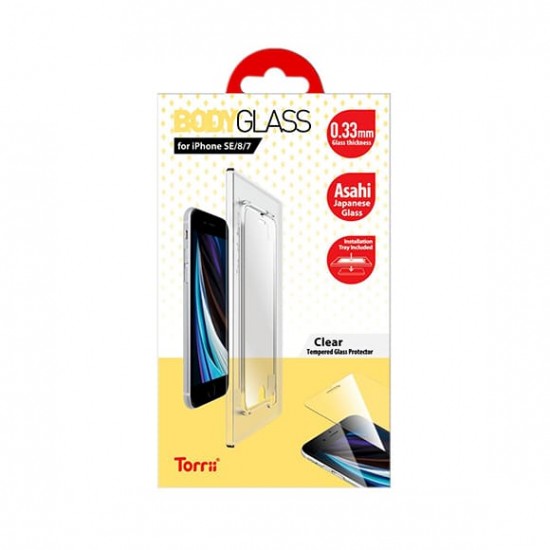 TORRII Bodyglass 0.33mm Tempered Glass Protector For iPhone SE 2022